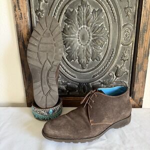 Michael Toschi SL800 Chocolate Suede Chukka Boots Men Sz 8 Retail $595